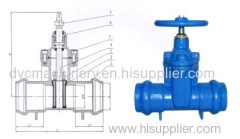 Cast Iron Gate Valve -Resilient seated gate valves NRSF Socket ends