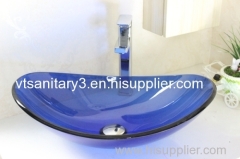 glass double bathroom sink bathroom sink console