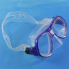 Tempered glass scuba diving mask single lens window with wide sight