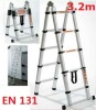 3 position telescopic ladder 3.2m