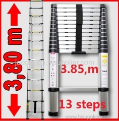 3.8m Aluminium Telescopic ladder