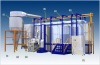 Mono cyclone powder coating booth