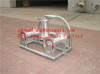 Cable roller galvanized Cable roller with ground plate