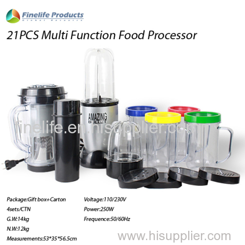 Fashion 21pcs Multi Function Food Blender