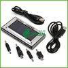 Black / White 5.5V 5000MAH Mobile Portable Solar Phone Charger CE ROHS FCC