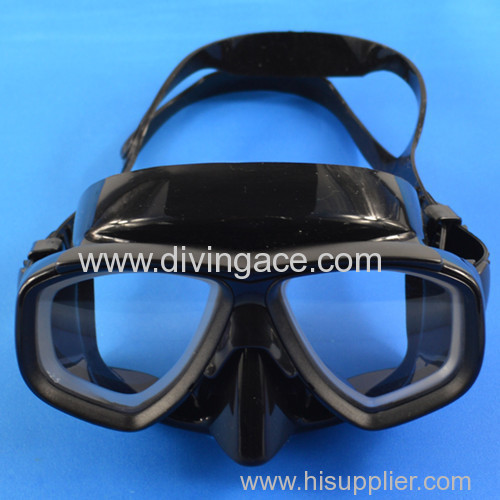 2014 hot selling tempered glass mask for diving