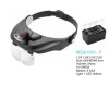 Head magnifier with led light and four lens