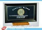 Store Durable Wood Display Accessory With Printing logo , Black MDF Display Sign
