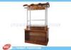 Mall Customized Wooden Kiosk / Perfume Display MDF , 1300mm * 600mm * 2200mm