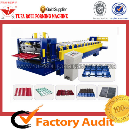 High-end Roof Tile Roll Forming MachineGlazed Roll Tile Forming MachineSteel Tile Roll Forming Machine