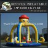 Octopus inflatable dodge ball game