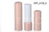 Customized Pearly Injection Empty Lip Balm Tubes with Silkscreen , Lipstick Container