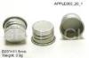Eco-Friendly Aluminum Screw Caps Silver For Cosmetics , Food Bottles