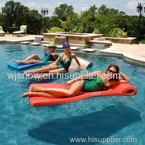 Recreation Swimming Foam Pool Float Water Mat Vinyl coated dipped pool lounge