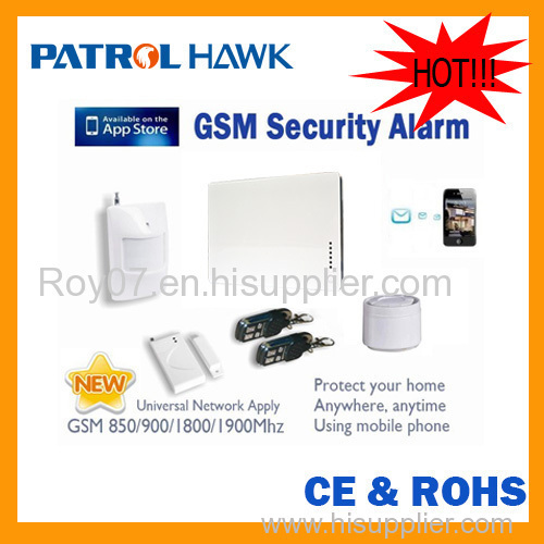 Andriod&IOS app gsm wireless smart home burglar security alarm system PH-G1