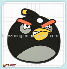 PVC cartoon cute protection cup mat,pvc coaster