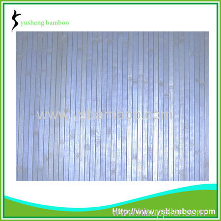 blue bamboo wall covering