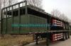 Sino Truk Double Containers Semi Trailer Trucks , Red Diesel Truck Trailer