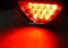 6 Watt Red 12 LED Brake Lights / Third Flashing Stop Light For Motorcycle