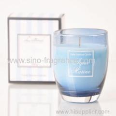 scented candle in glass holder/luxury natural soy scented candle/scented candle jar in gift box