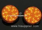 Yellow 24 LED 12V Brake Lights For Motorcycles Or Trucks , SMD LED Tail Light