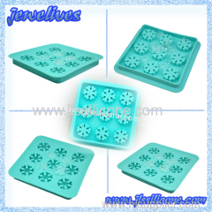 Snowflake silicone ice cube tray & chocalate mould china