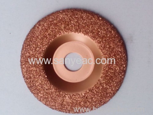 alloy buffing wheel for rubber belt