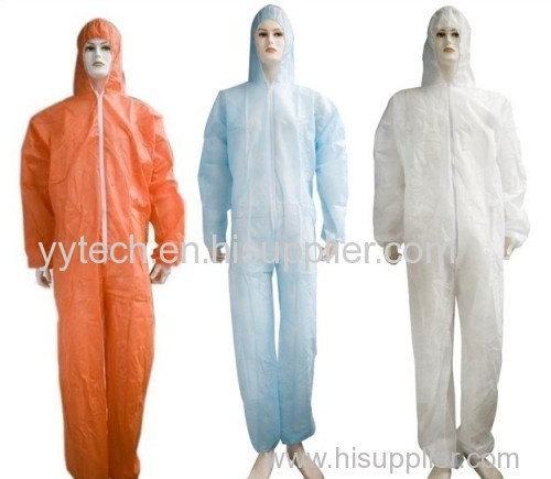 Protective disposable Plastic Suit