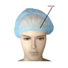Nonwoven disposable surgical hat doctor sugical bouffant clip cap