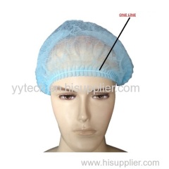 Nonwoven disposable surgical hat doctor sugical bouffant clip cap