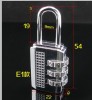 Zinc alloy combination lock with hoot