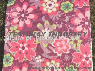 Teamway stitch bond polyester fabric,PET Needle punch Fabric