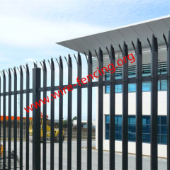 hot dipped galvanized or powder coating palisade fence