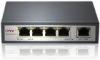 1.6 Gbps 4 Port PoE Switch 10M / 100M PoE Ethernet Switches For Security Protection