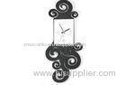 72 * 29 * 3cm Wrought Iron Wall Clocks with Acrylic Cover CK001