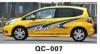 Modern Reflective Car Body Sticker QC-007A / Car Decoration