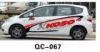 Personalised PVC Car Body Sticker QC-067D / Car Decoration