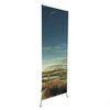 Simple Installation convex carbon fiber Exhibition flag Banner display Stands