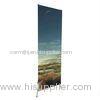 Simple Installation convex carbon fiber Exhibition flag Banner display Stands