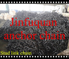 black tarred stud link chain FACTORY