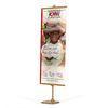 Eco friendly black color indoor trade show aluminum hand retractable Exhibition Banner Stands