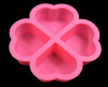 Large heart shape silicone bakeware cake mold