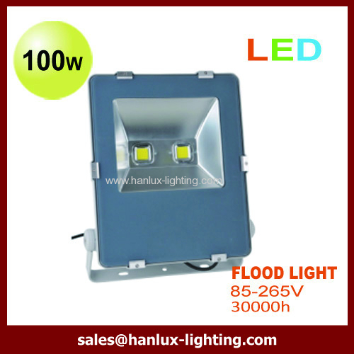 COB waterproof high power 30000H life 100W LED flood light