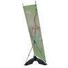 Portable Black color PVC free print Trade Show Display Booth x banner display stand