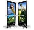 Lightweight A4 folding fibre -glass pole 60 * 160cm people single side roll up Banner Display Stand