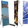 Custom size 180g PP paper, 220g glossy photo paper tradeshow banner indoor display stands