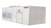 Evaporatively cooled screw chiller