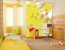 Breathable Cartoon Custom Design Interior Decorative Wallpaper, Whole Wall Covering KT007