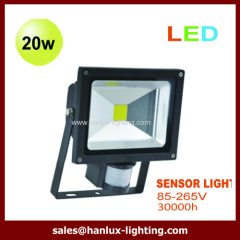 China LED high bright cool white 20W sensor LED flood light