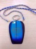 PC material cell phone case for Iphone4S (smooth surface perfume bottom style blue color)